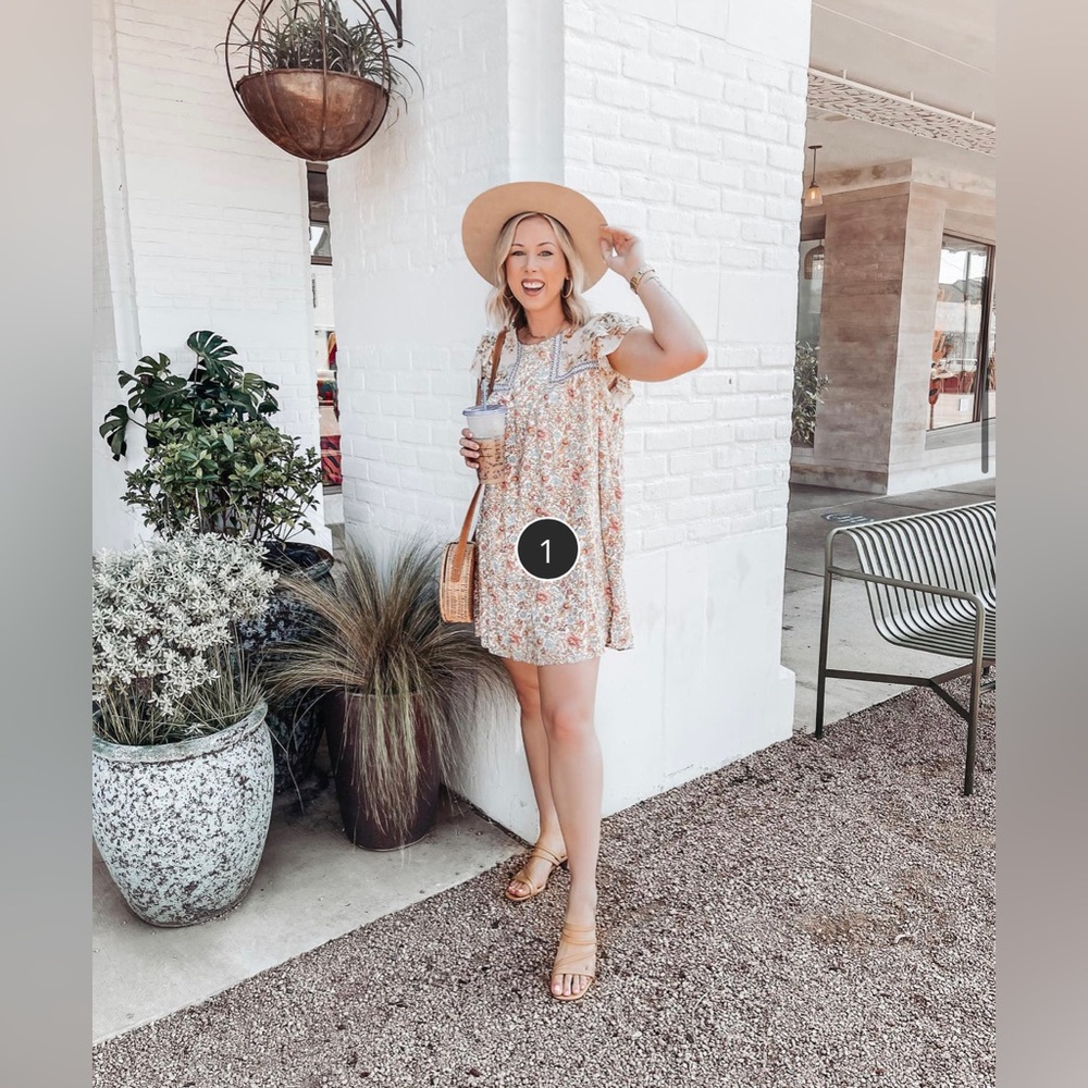 Adelaide Flutter Sleeve Summer Dress 🦋